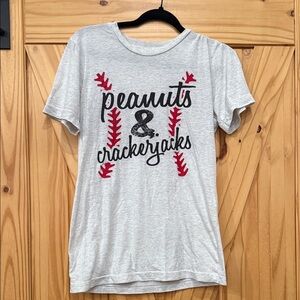 Gray Bella canvas baseball shirt